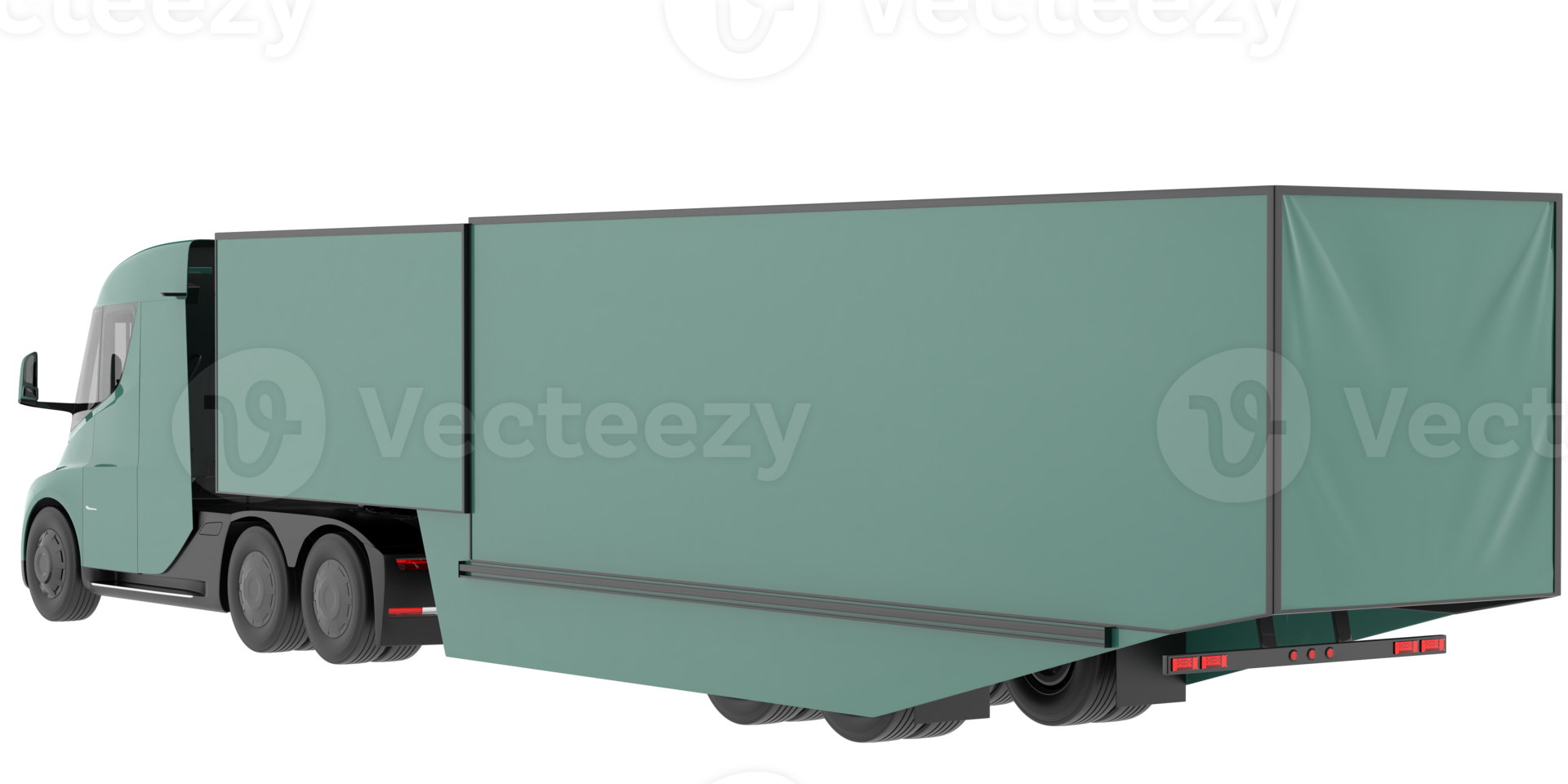 Truck isolated on transparent background. 3d rendering - illustration png