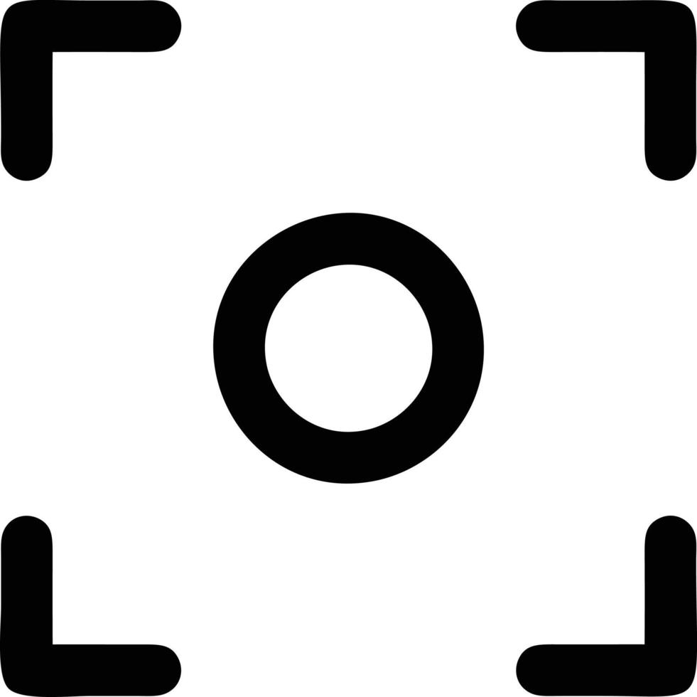Target focus icon symbol vector image, illustration of the success goal icon concept. EPS 10