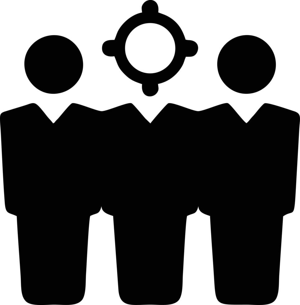 Target focus icon symbol vector image, illustration of the success goal icon concept. EPS 10