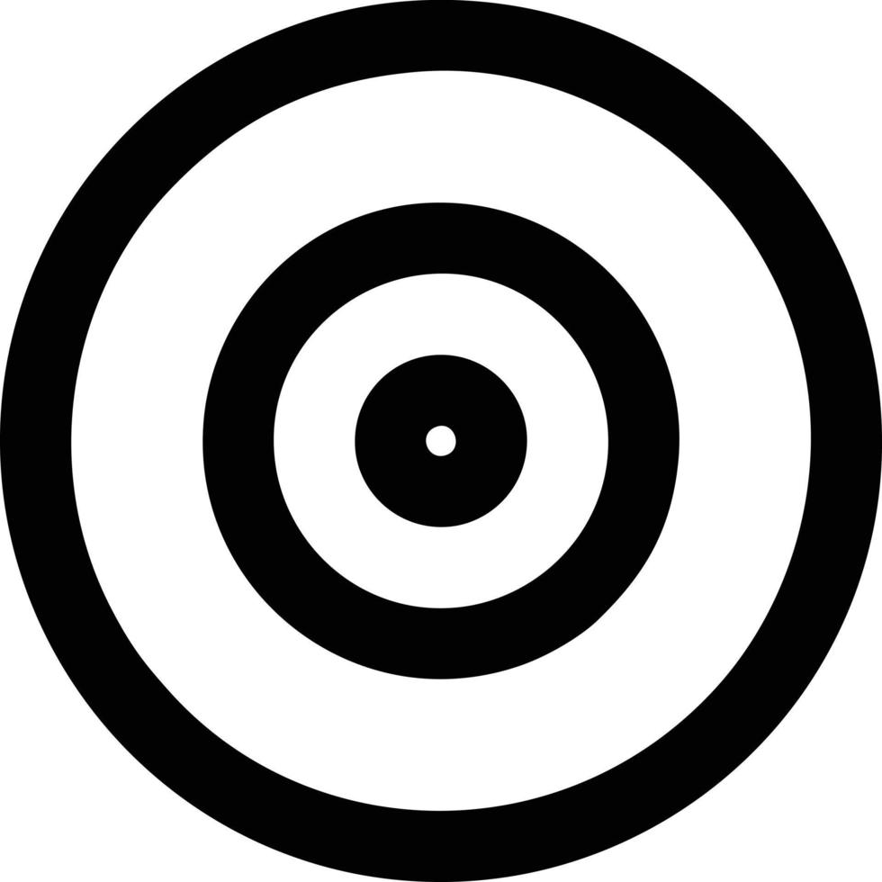 Target focus icon symbol vector image, illustration of the success goal icon concept. EPS 10