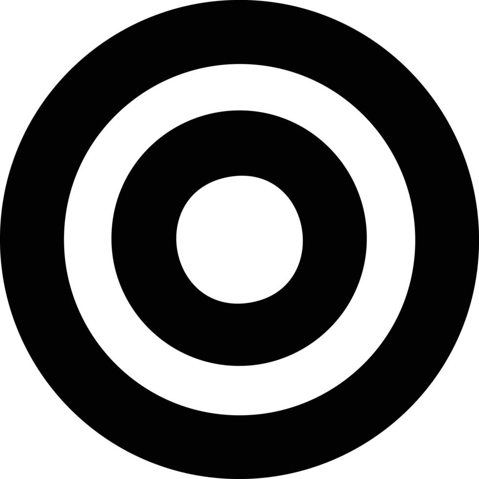 Target focus icon symbol vector image, illustration of the success goal icon concept. EPS 10