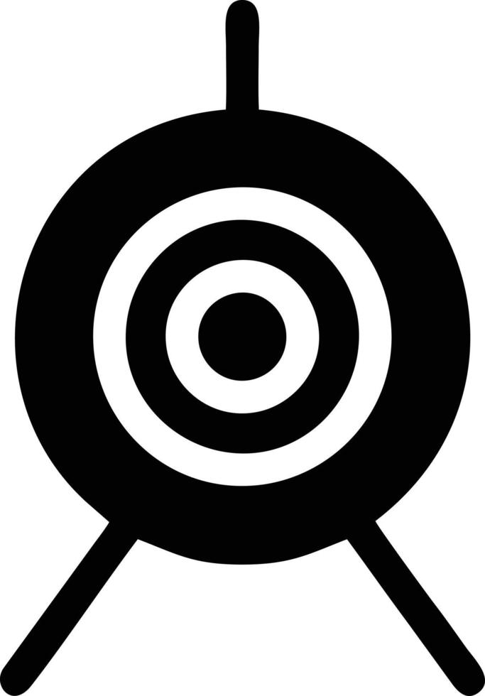 Target focus icon symbol vector image, illustration of the success goal icon concept. EPS 10