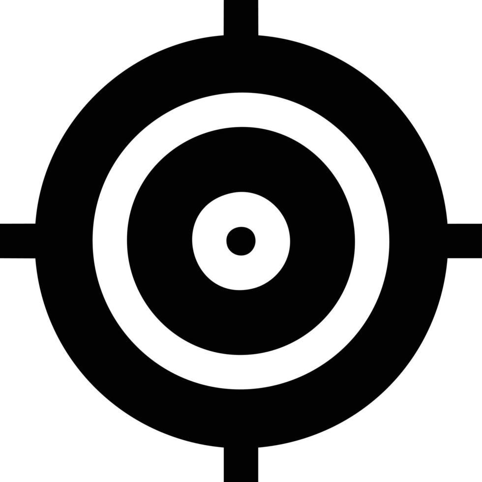 Target focus icon symbol vector image, illustration of the success goal icon concept. EPS 10