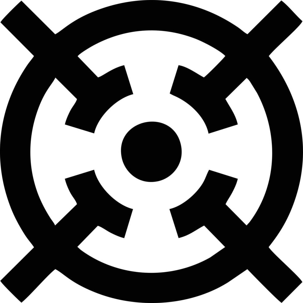 Target focus icon symbol vector image, illustration of the success goal icon concept. EPS 10