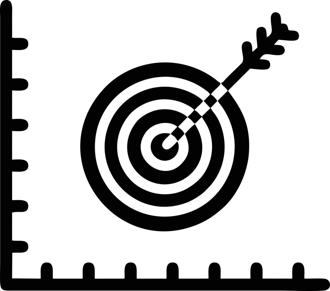 Target focus icon symbol vector image, illustration of the success goal icon concept. EPS 10