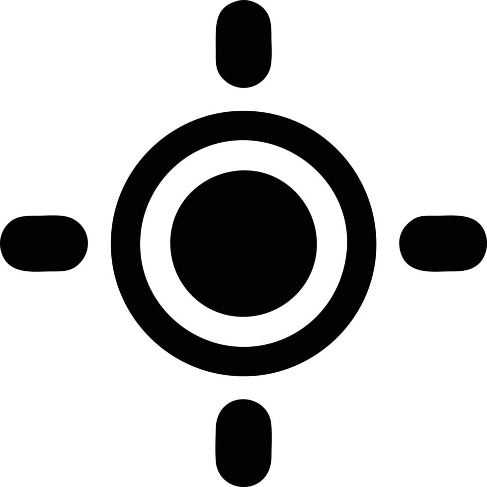 Target focus icon symbol vector image, illustration of the success goal icon concept. EPS 10
