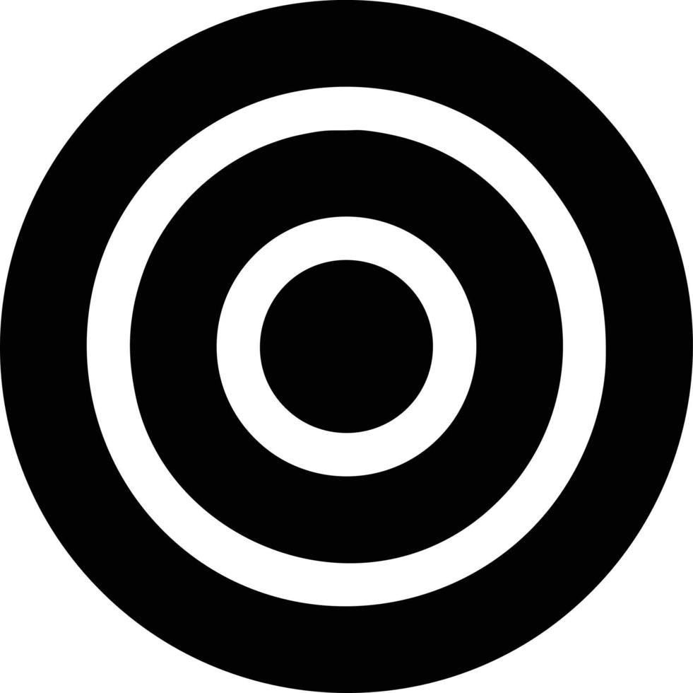 Target focus icon symbol vector image, illustration of the success goal icon concept. EPS 10