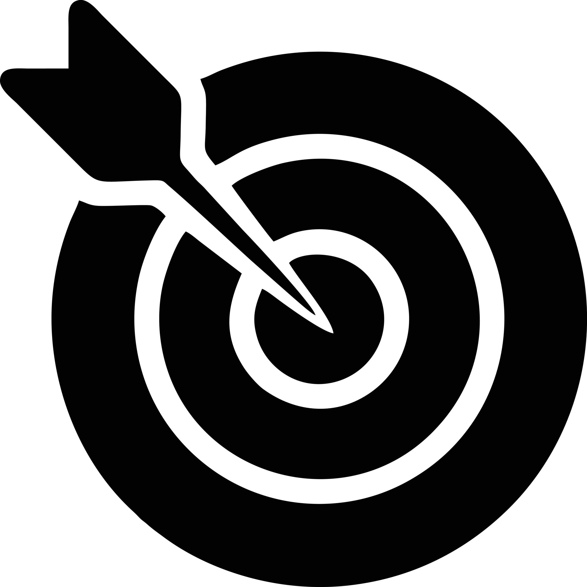 Target focus icon symbol vector image, illustration of the success goal