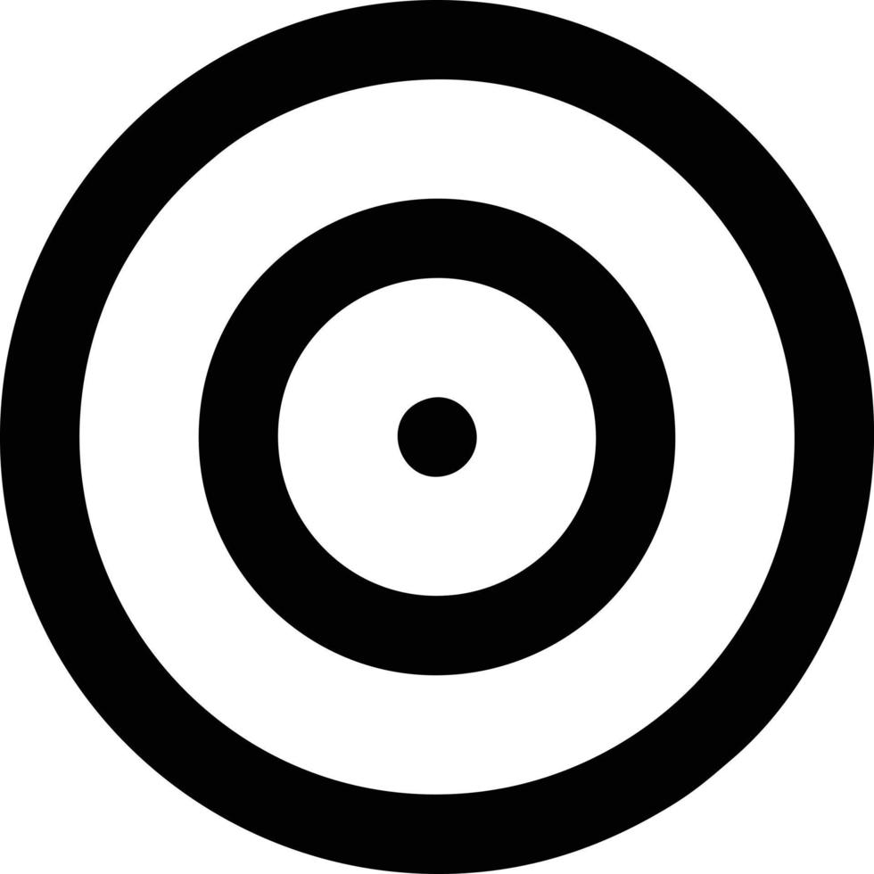 Target focus icon symbol vector image, illustration of the success goal icon concept. EPS 10