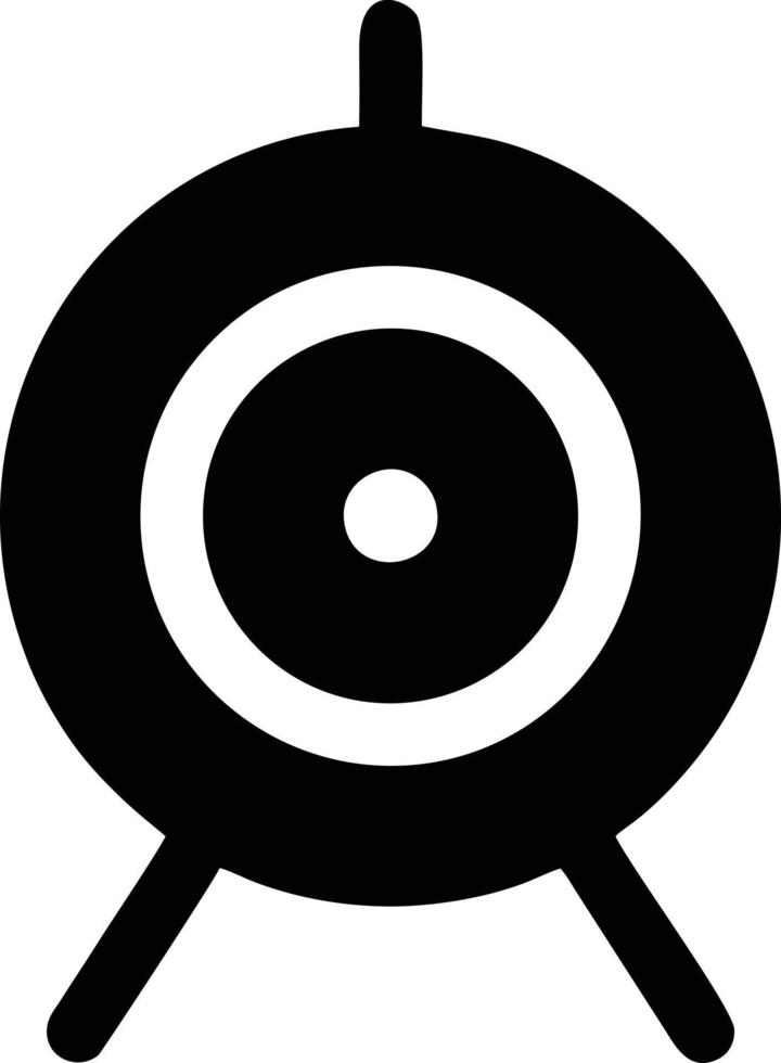 Target focus icon symbol vector image, illustration of the success goal icon concept. EPS 10