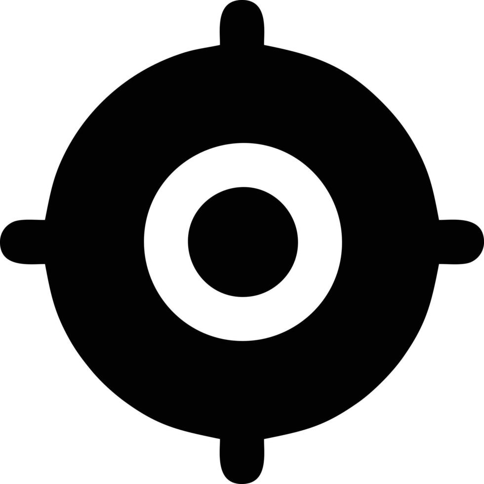 Target focus icon symbol vector image, illustration of the success goal icon concept. EPS 10