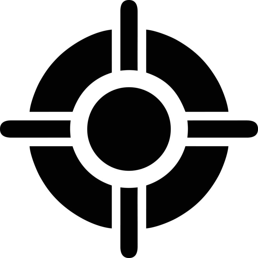 Target focus icon symbol vector image, illustration of the success goal icon concept. EPS 10