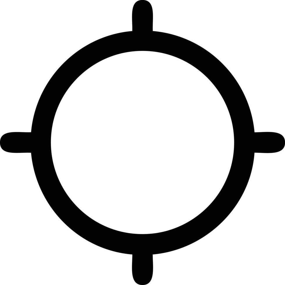 Target focus icon symbol vector image, illustration of the success goal icon concept. EPS 10
