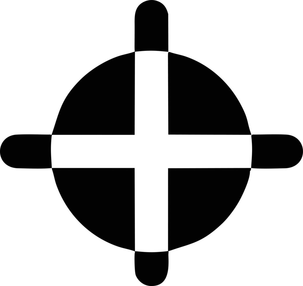 Target focus icon symbol vector image, illustration of the success goal icon concept. EPS 10