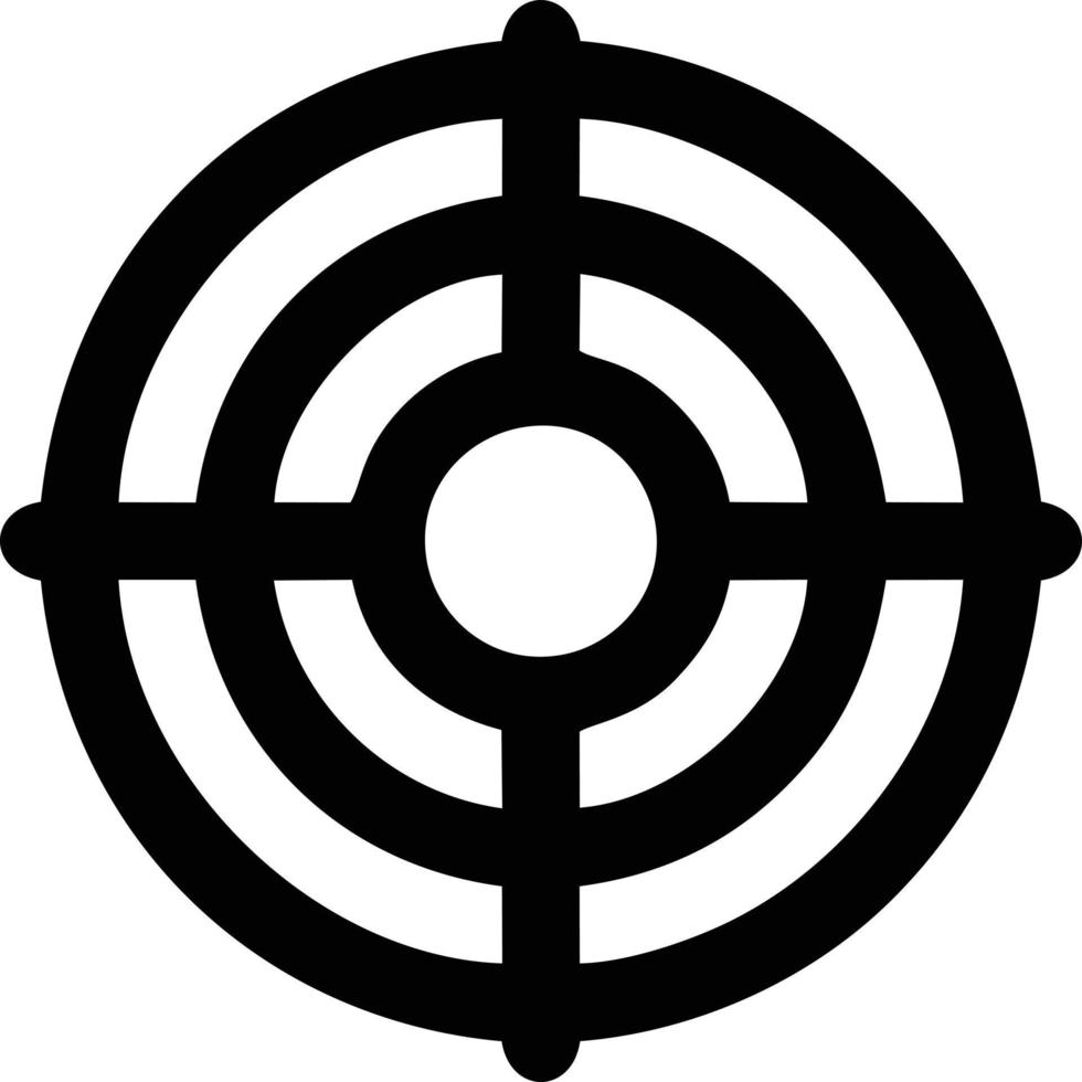 Target focus icon symbol vector image, illustration of the success goal icon concept. EPS 10