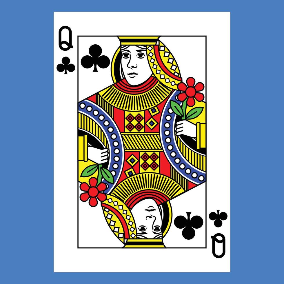 icono de color plano para la tarjeta de póquer. vector