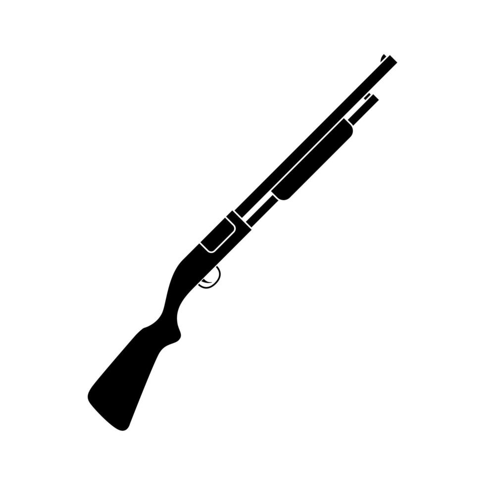 vector de icono de escopeta. signo de ilustración de rifle. símbolo de  arma. logotipo de caza. 19528073 Vector en Vecteezy