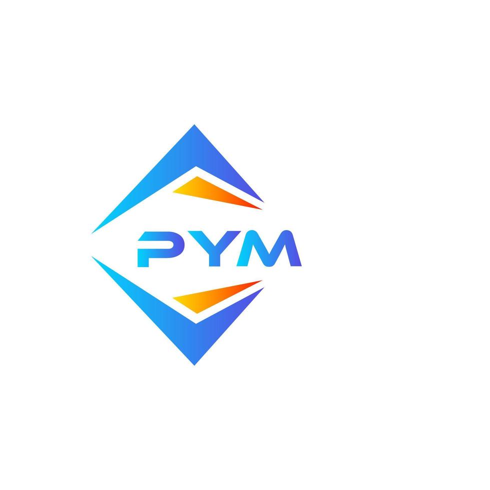 PYM abstract technology logo design on white background. PYM creative initials letter logo concept. vector