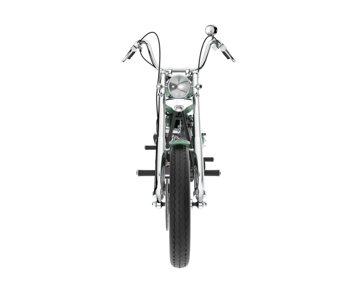 Motorcycle isolated on transparent background. 3d rendering - illustration png