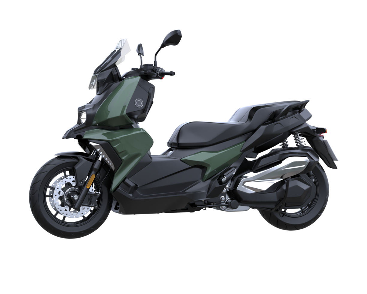 Motorcycle isolated on transparent background. 3d rendering - illustration png