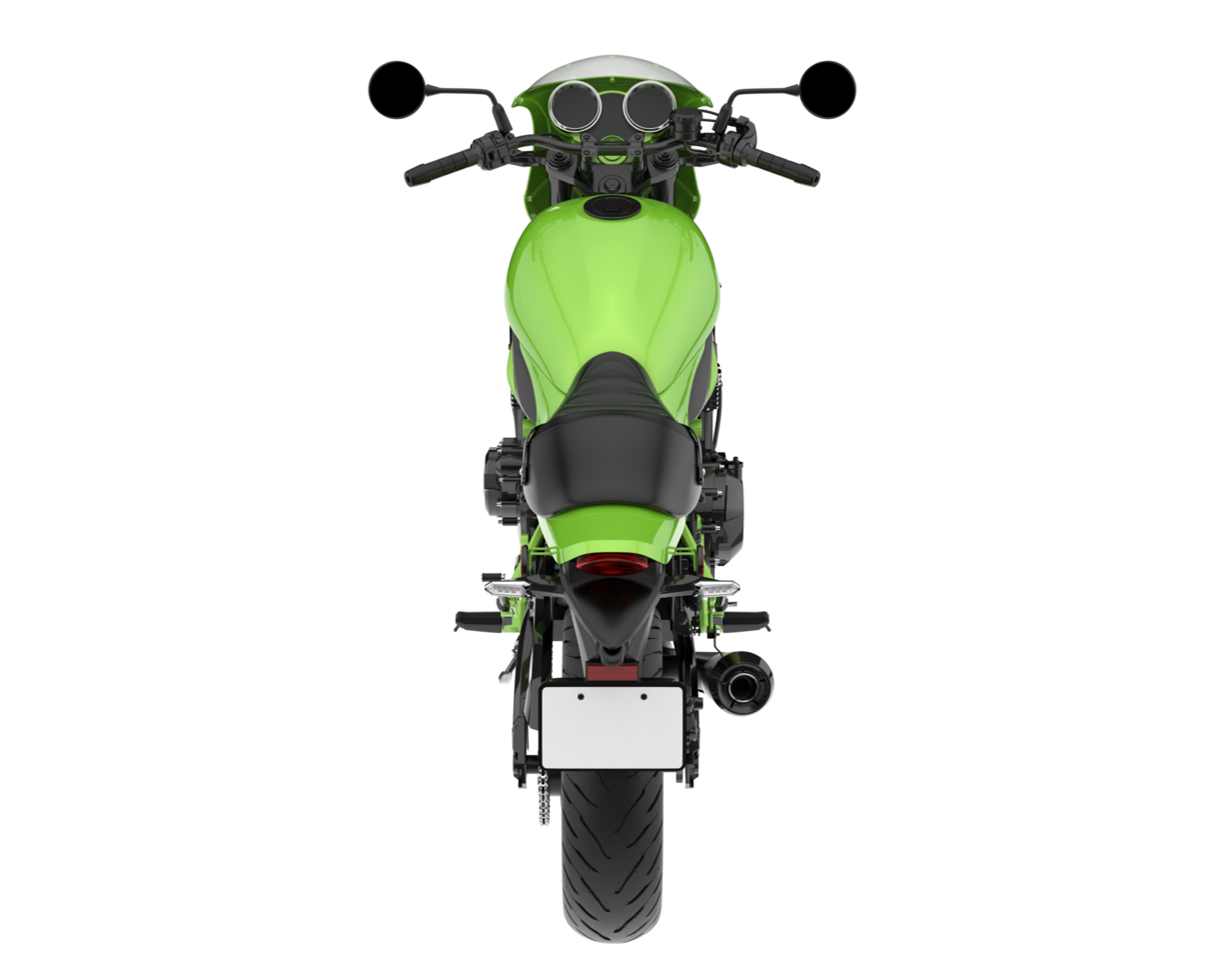 motociclo isolato su trasparente sfondo. 3d interpretazione - illustrazione png