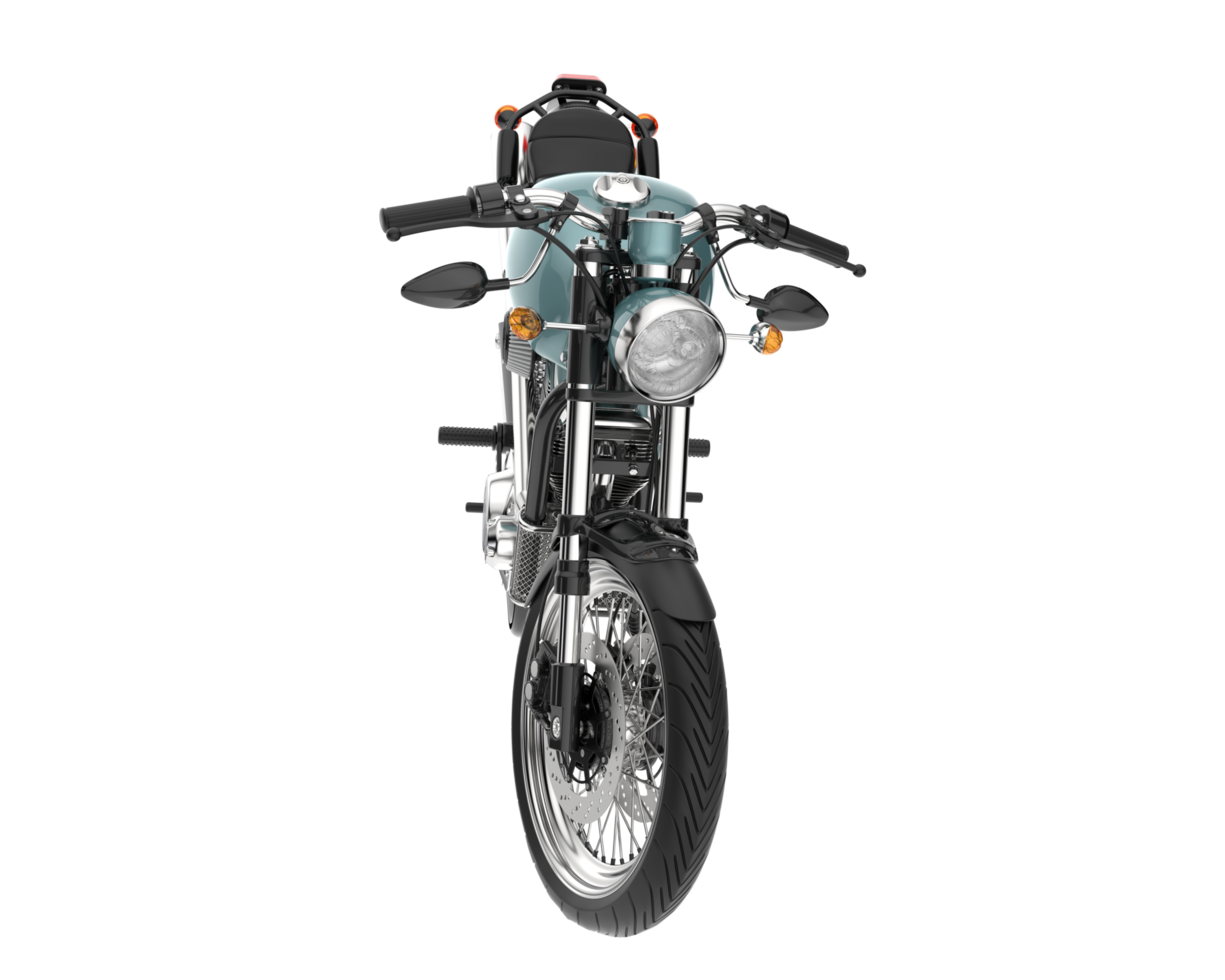 Motorcycle isolated on transparent background. 3d rendering - illustration png