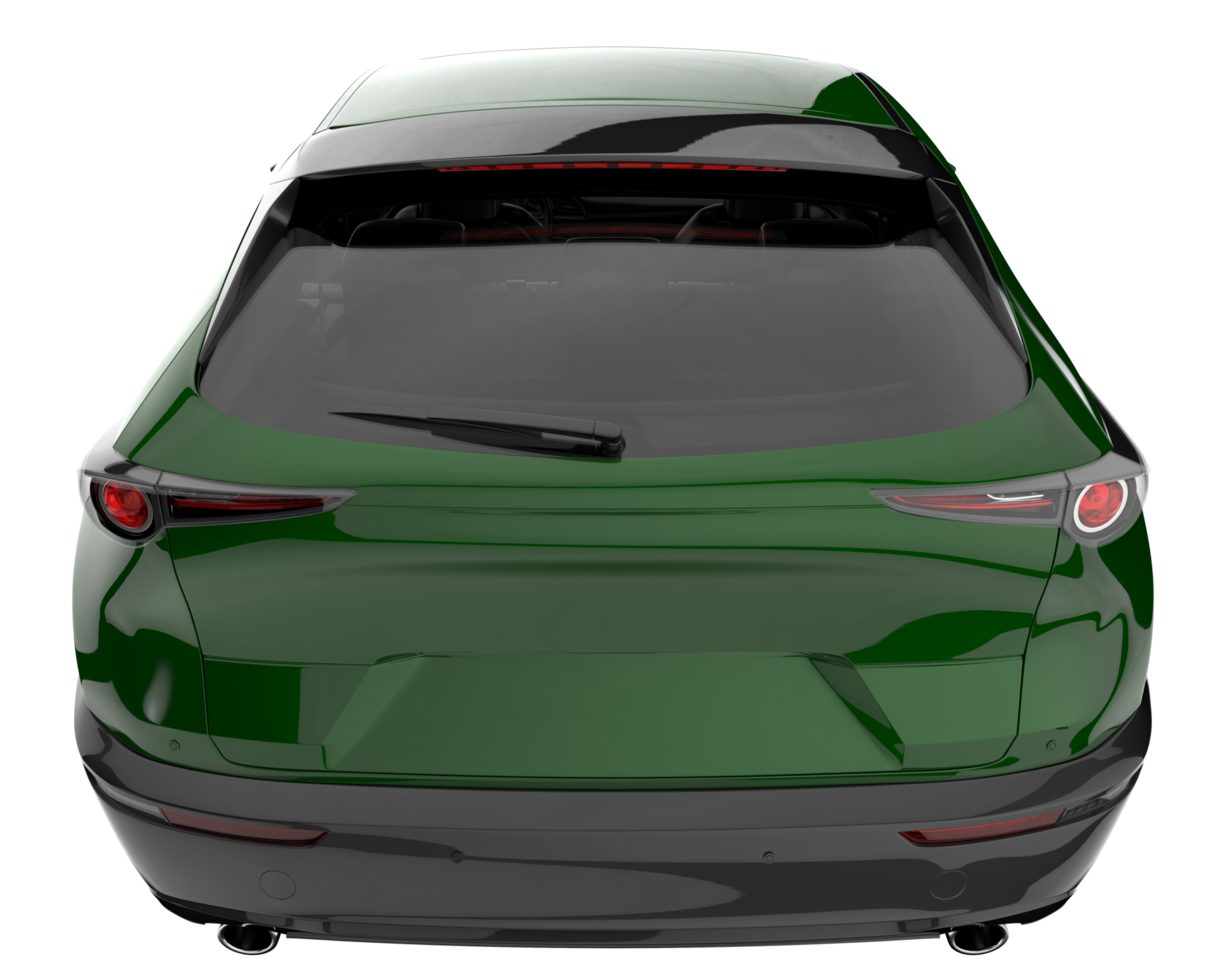 Modern car isolated on transparent background. 3d rendering - illustration png