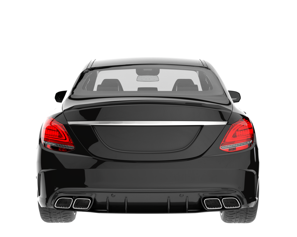 Modern car isolated on transparent background. 3d rendering - illustration png
