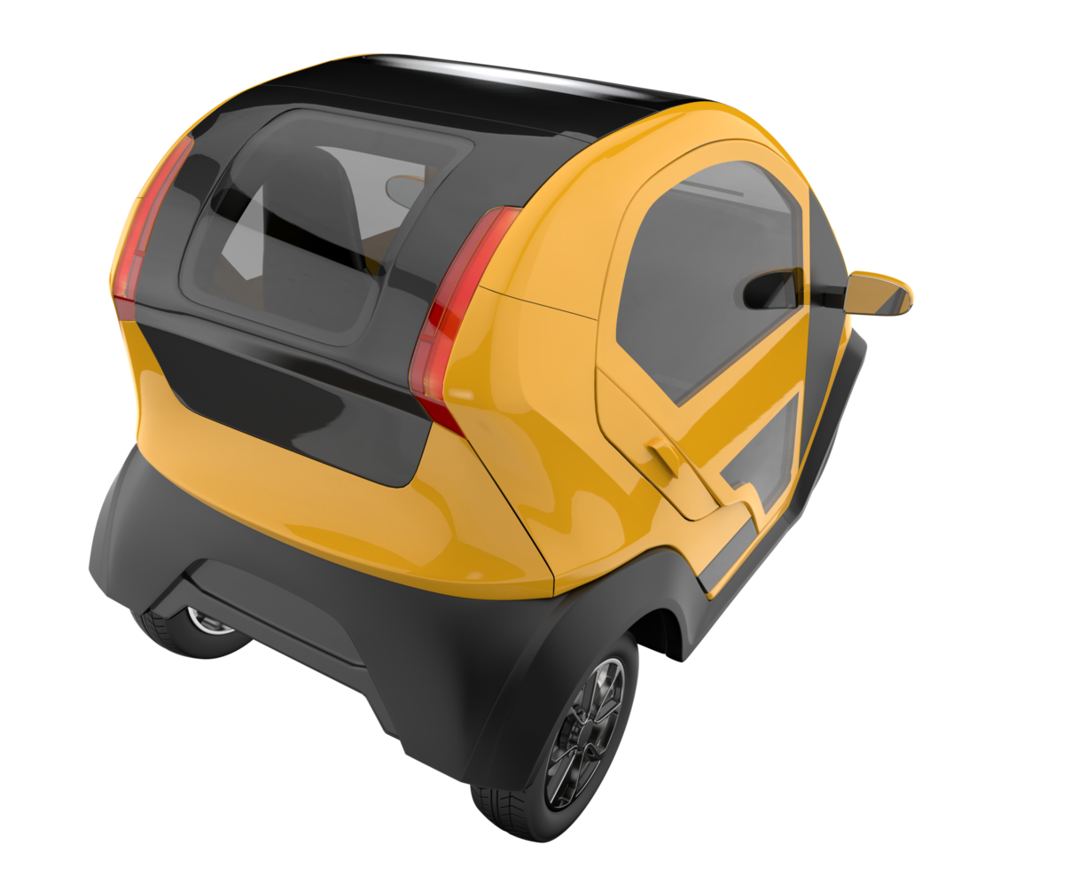 Modern car isolated on transparent background. 3d rendering - illustration png