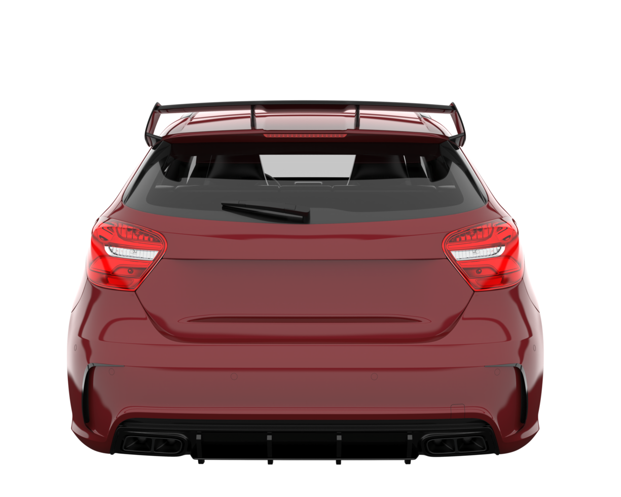 carro moderno isolado em fundo transparente. renderização 3D - ilustração png