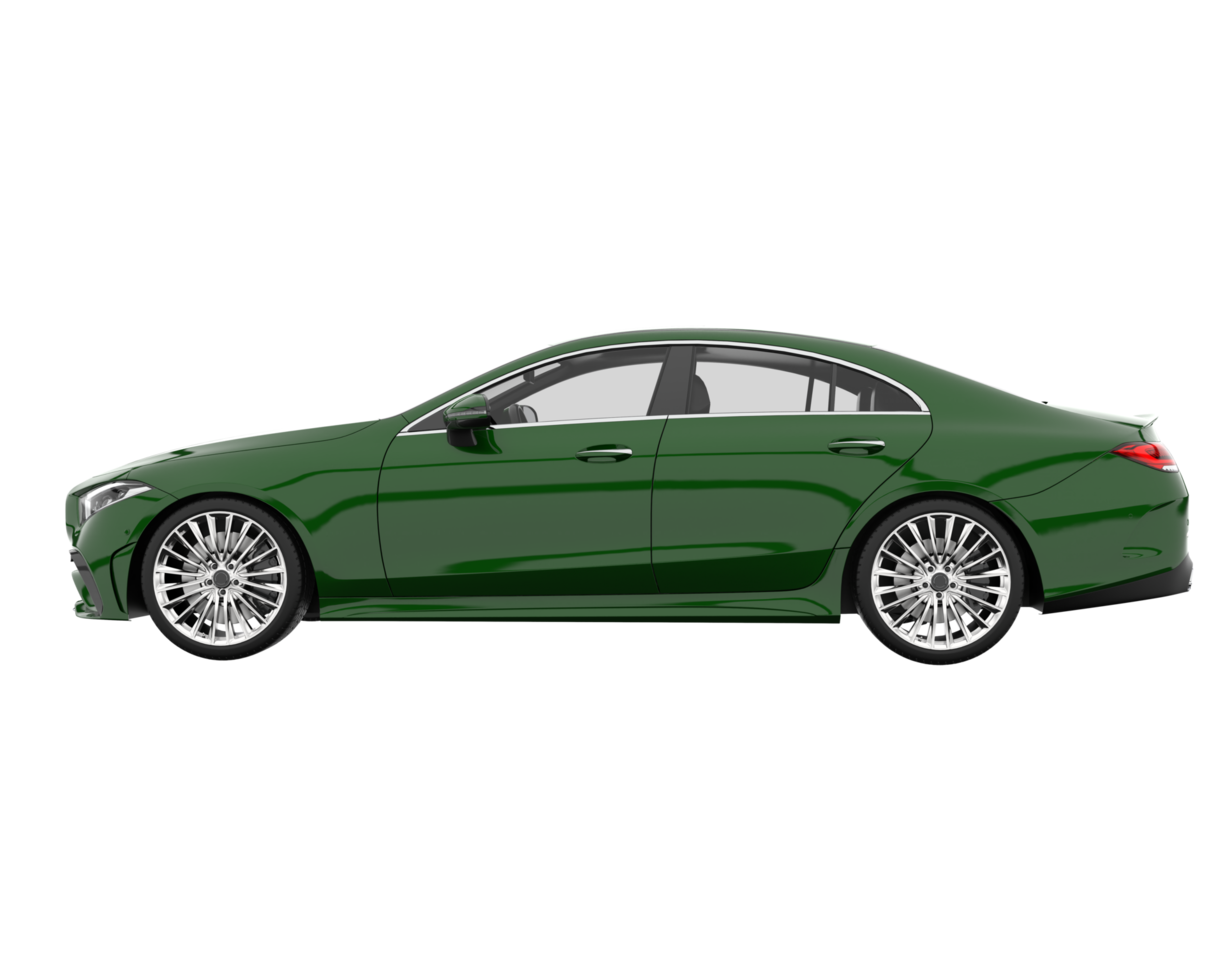 carro moderno isolado em fundo transparente. renderização 3D - ilustração png