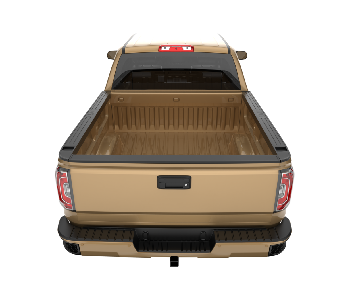 Pickup truck isolated on transparent background. 3d rendering - illustration png