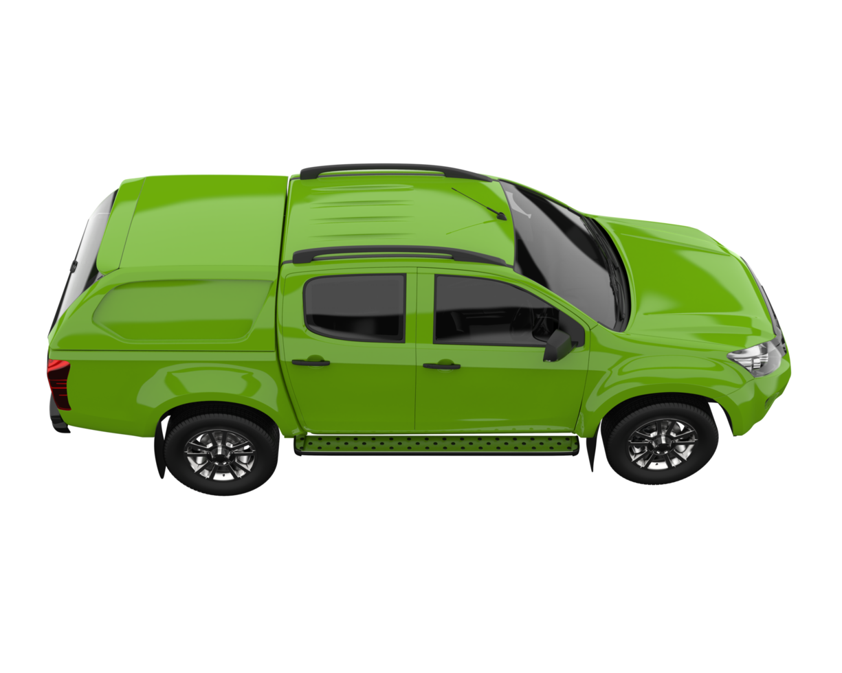 Pickup truck isolated on transparent background. 3d rendering - illustration png