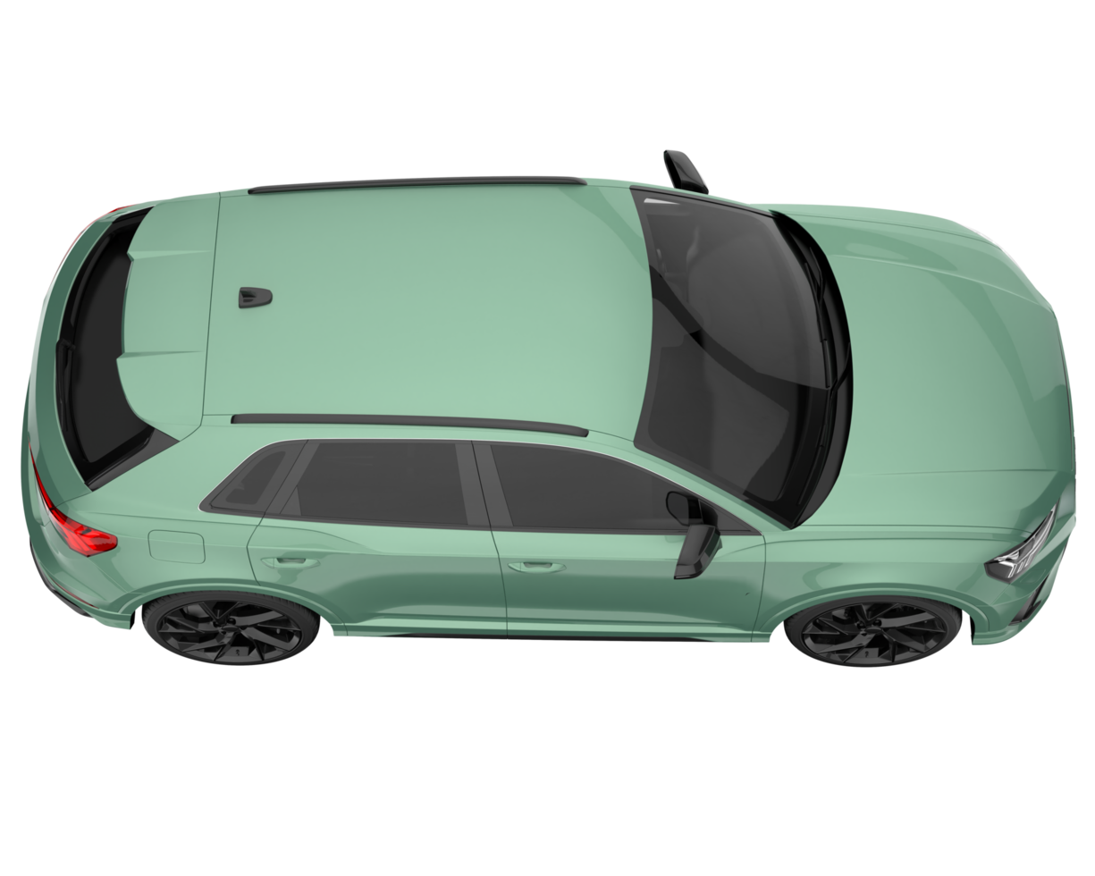 Realistic SUV isolated on transparent background. 3d rendering - illustration png