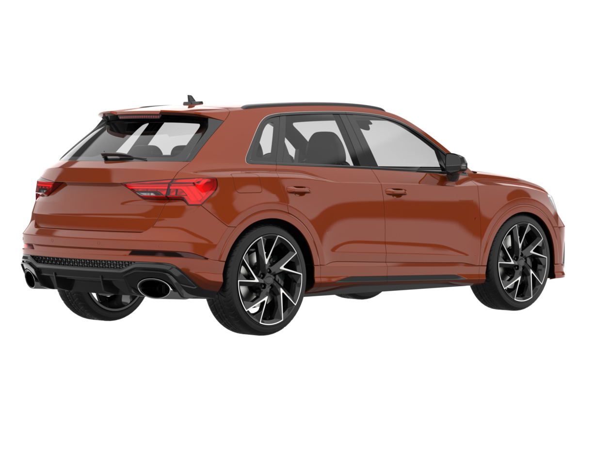 Realistic SUV isolated on transparent background. 3d rendering - illustration png