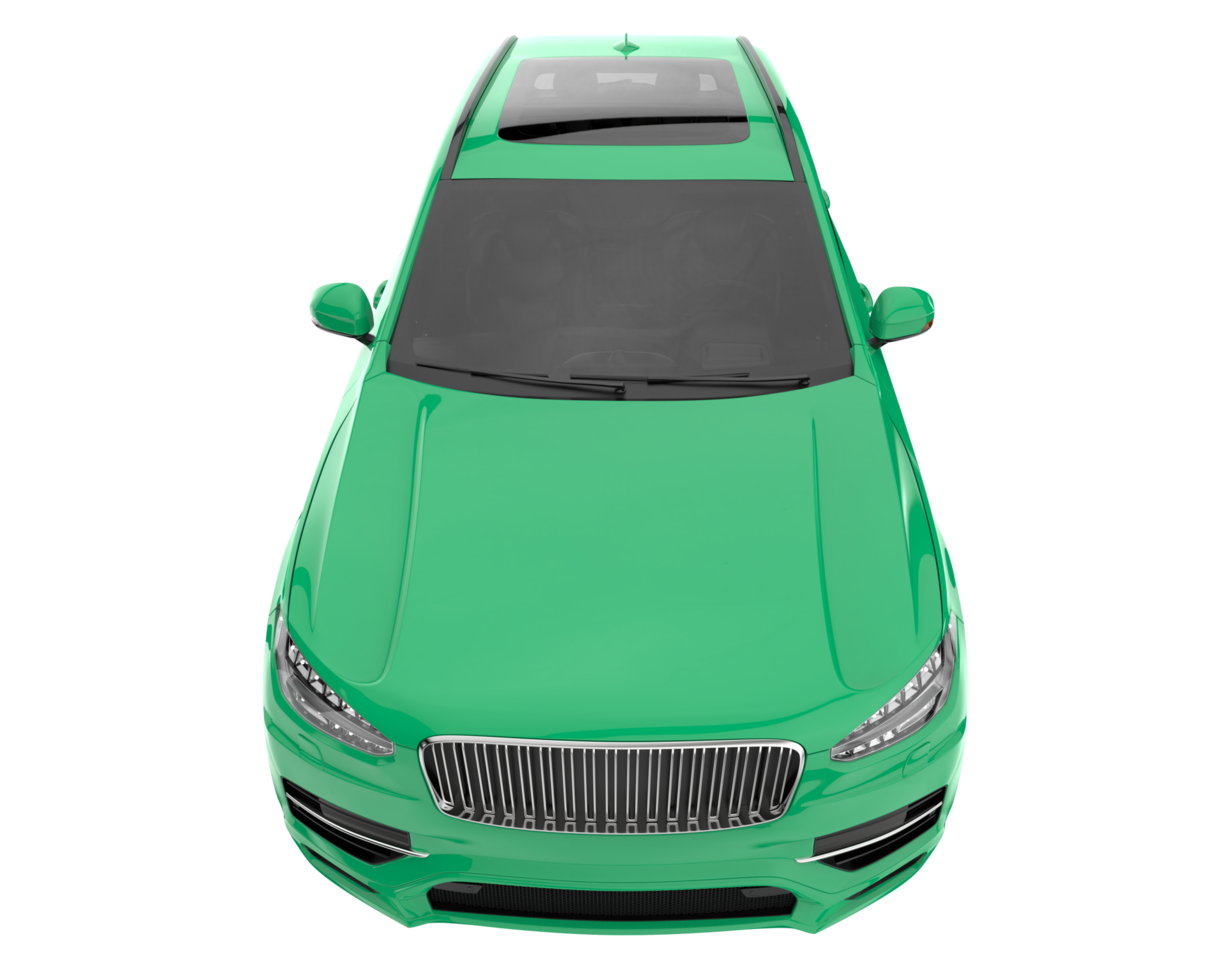 Realistic SUV isolated on transparent background. 3d rendering - illustration png