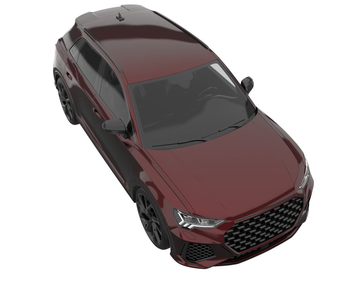Realistic SUV isolated on transparent background. 3d rendering - illustration png