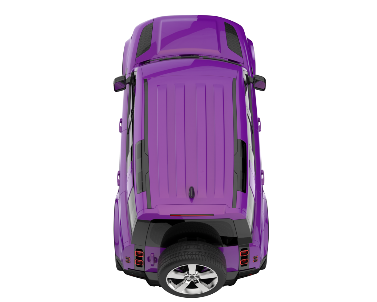 Realistic SUV isolated on transparent background. 3d rendering - illustration png