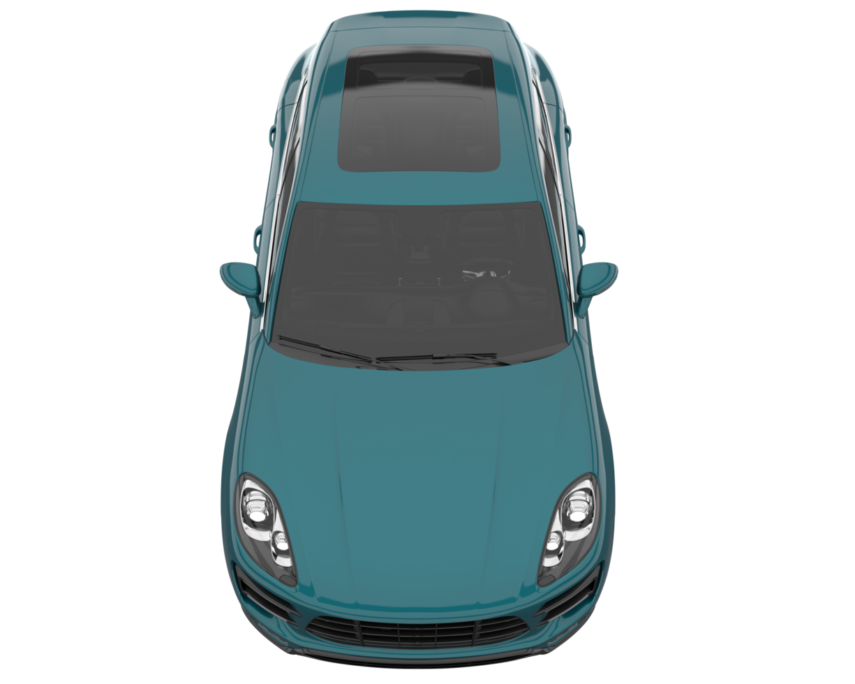 Realistic SUV isolated on transparent background. 3d rendering - illustration png