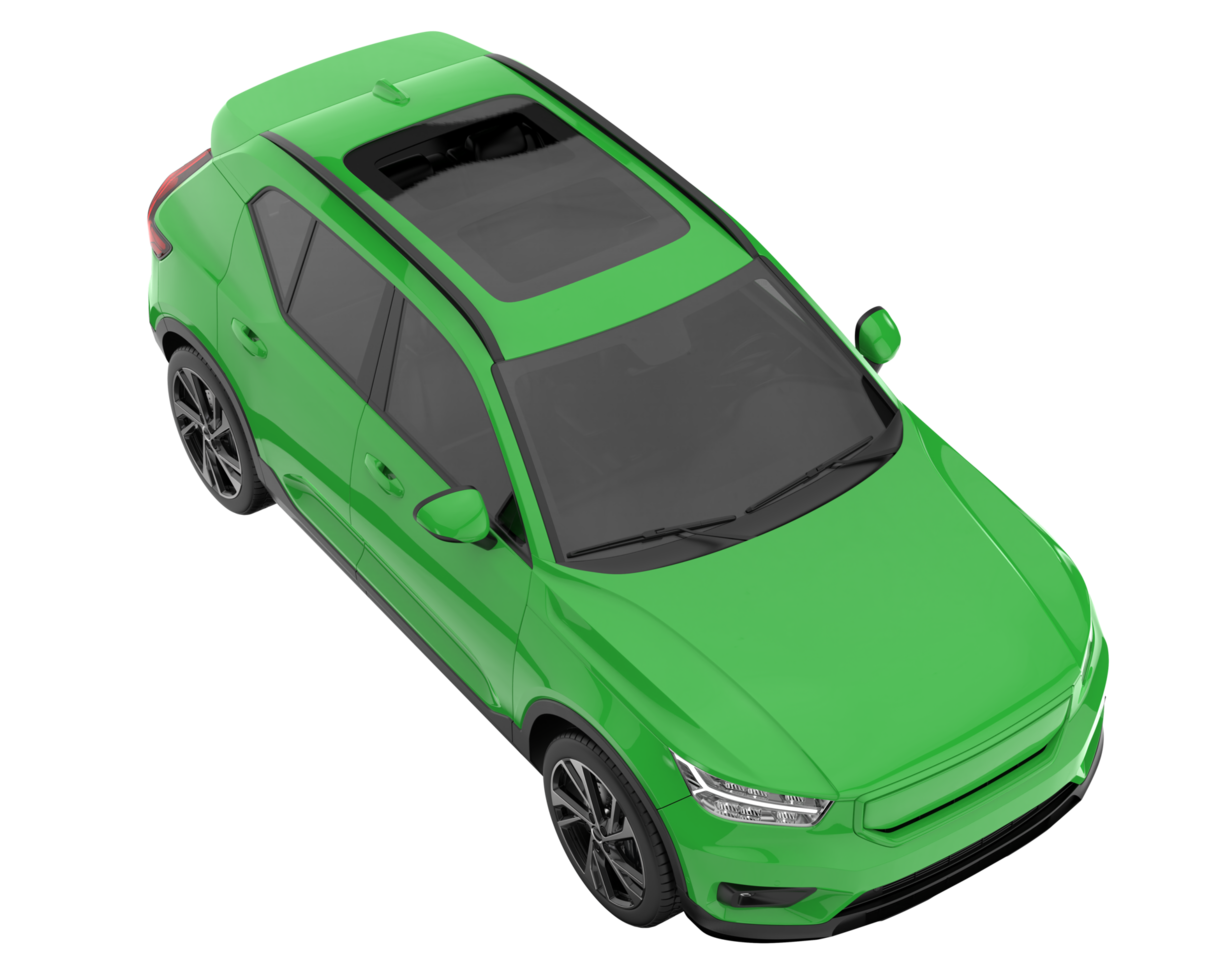Realistic SUV isolated on transparent background. 3d rendering - illustration png