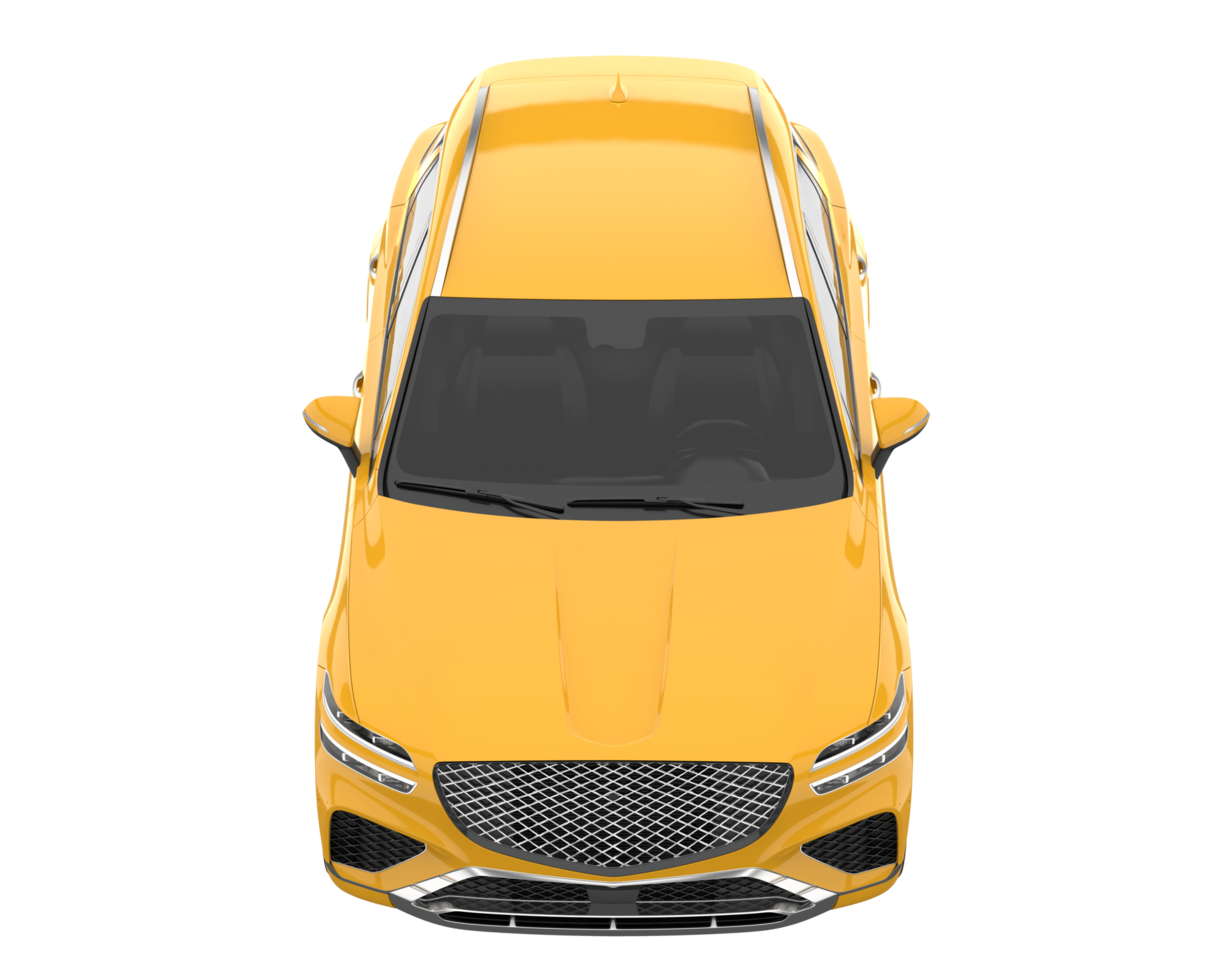 Realistic SUV isolated on transparent background. 3d rendering - illustration png