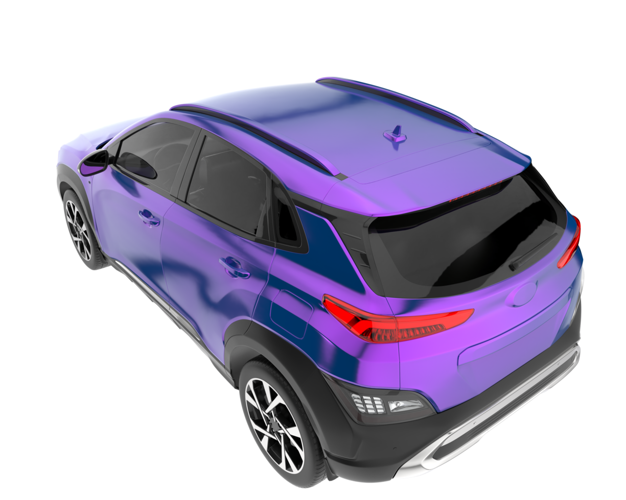 Realistic SUV isolated on transparent background. 3d rendering - illustration png