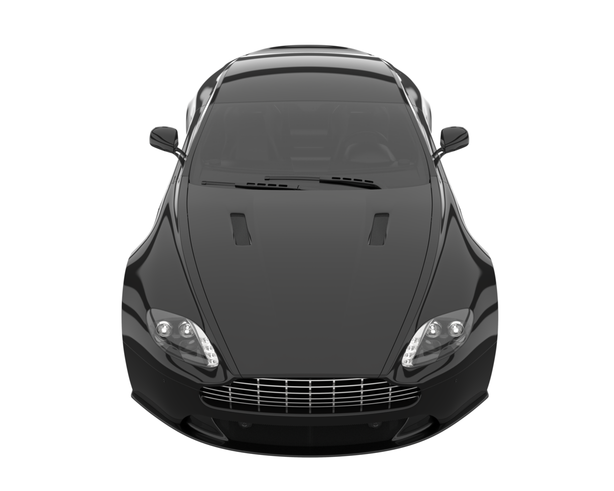 Sport car isolated on transparent background. 3d rendering - illustration png