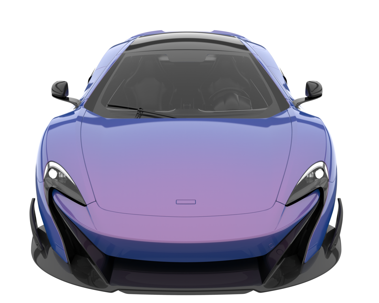 Sport car isolated on transparent background. 3d rendering - illustration png