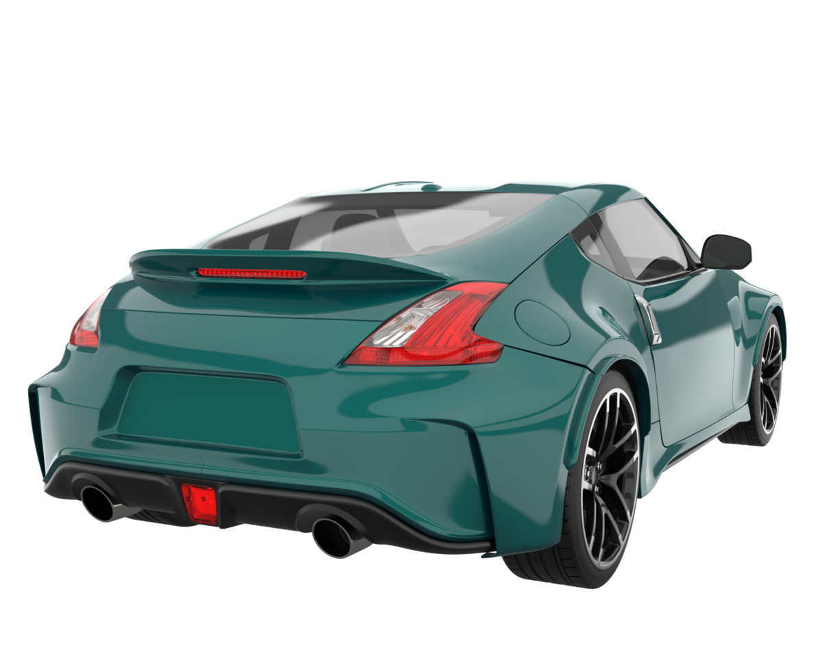 Sport car isolated on transparent background. 3d rendering - illustration png
