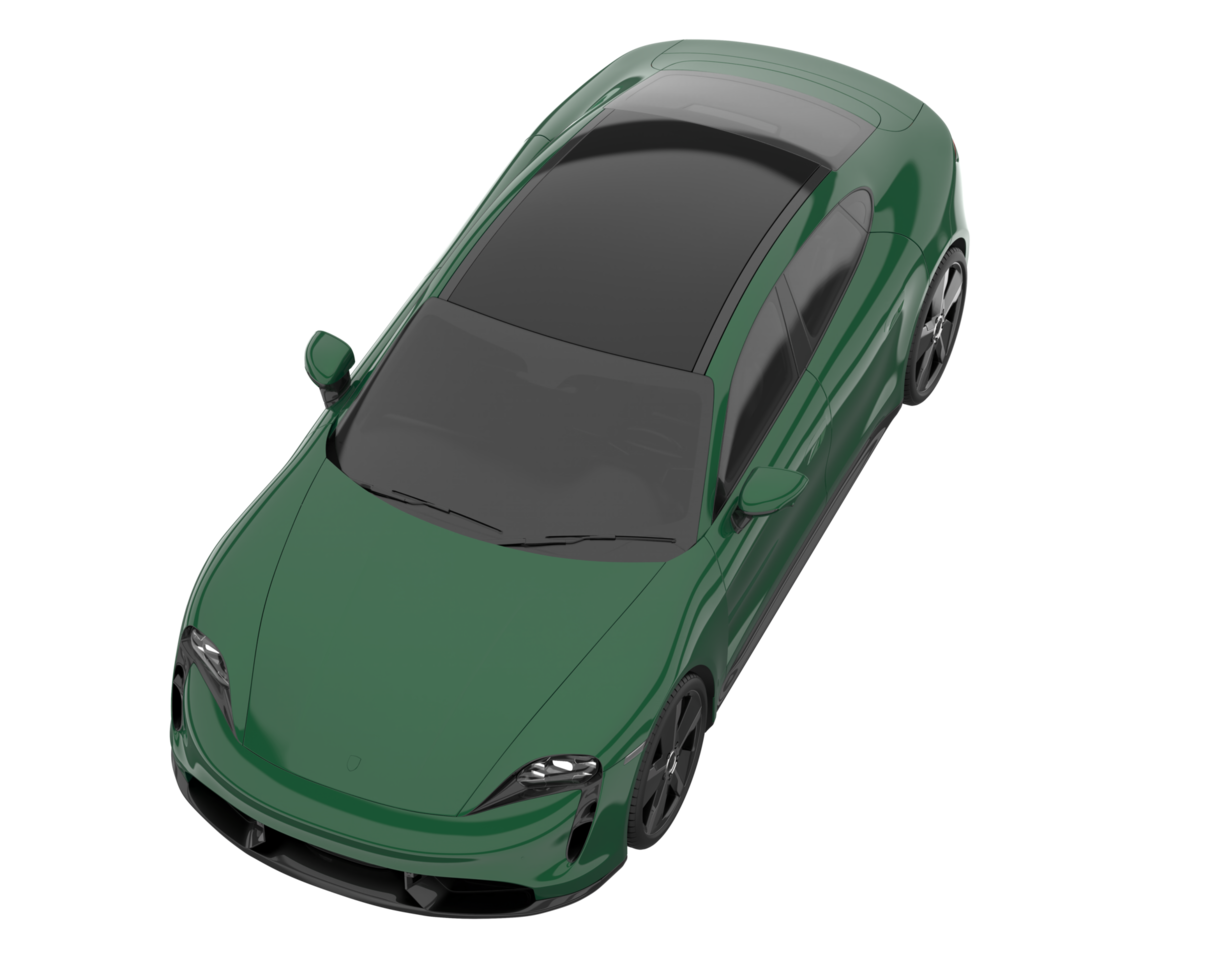 Sport car isolated on transparent background. 3d rendering - illustration png