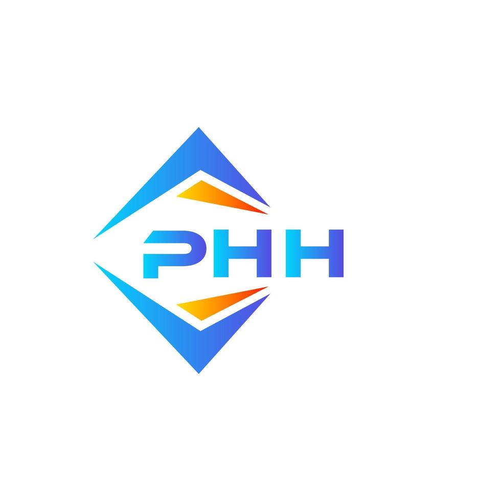PHH abstract technology logo design on white background. PHH creative initials letter logo concept. vector