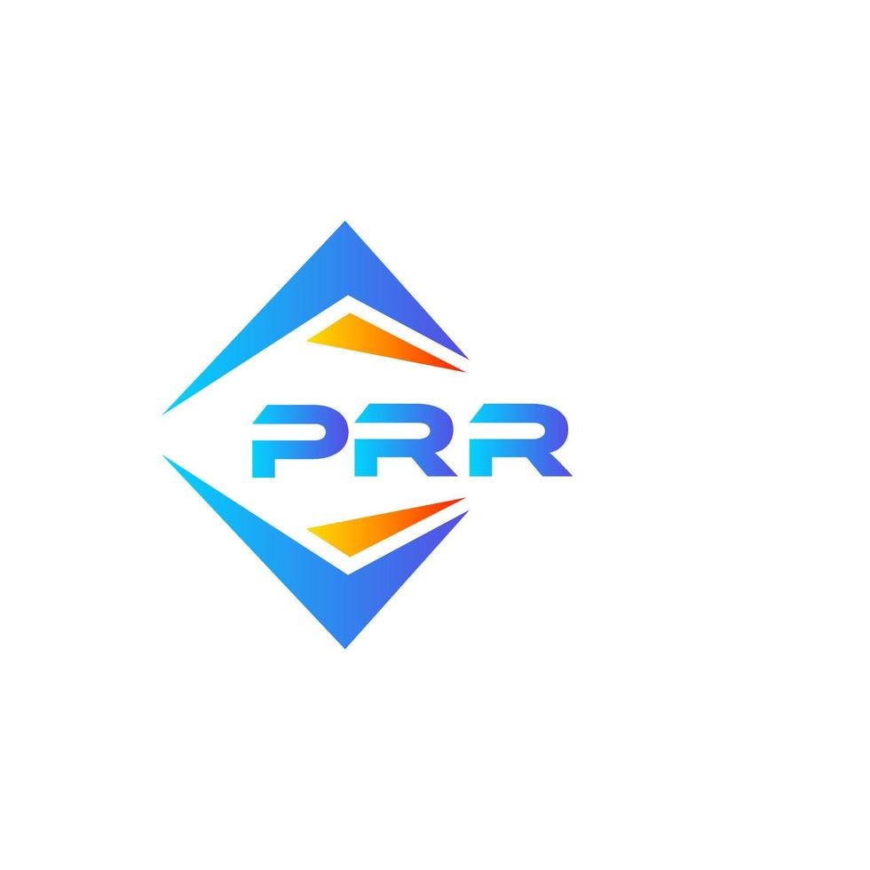 PRR abstract technology logo design on white background. PRR creative initials letter logo concept. vector
