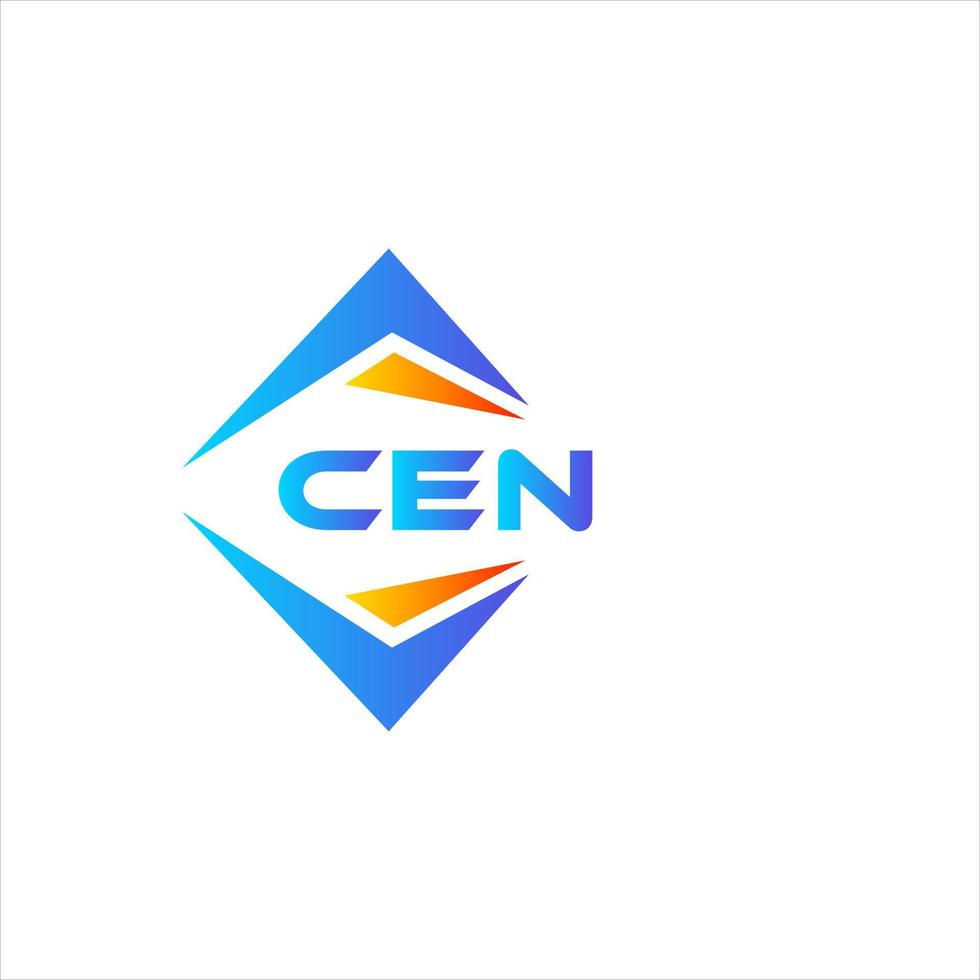 CEN abstract technology logo design on white background. CEN creative initials letter logo concept. vector