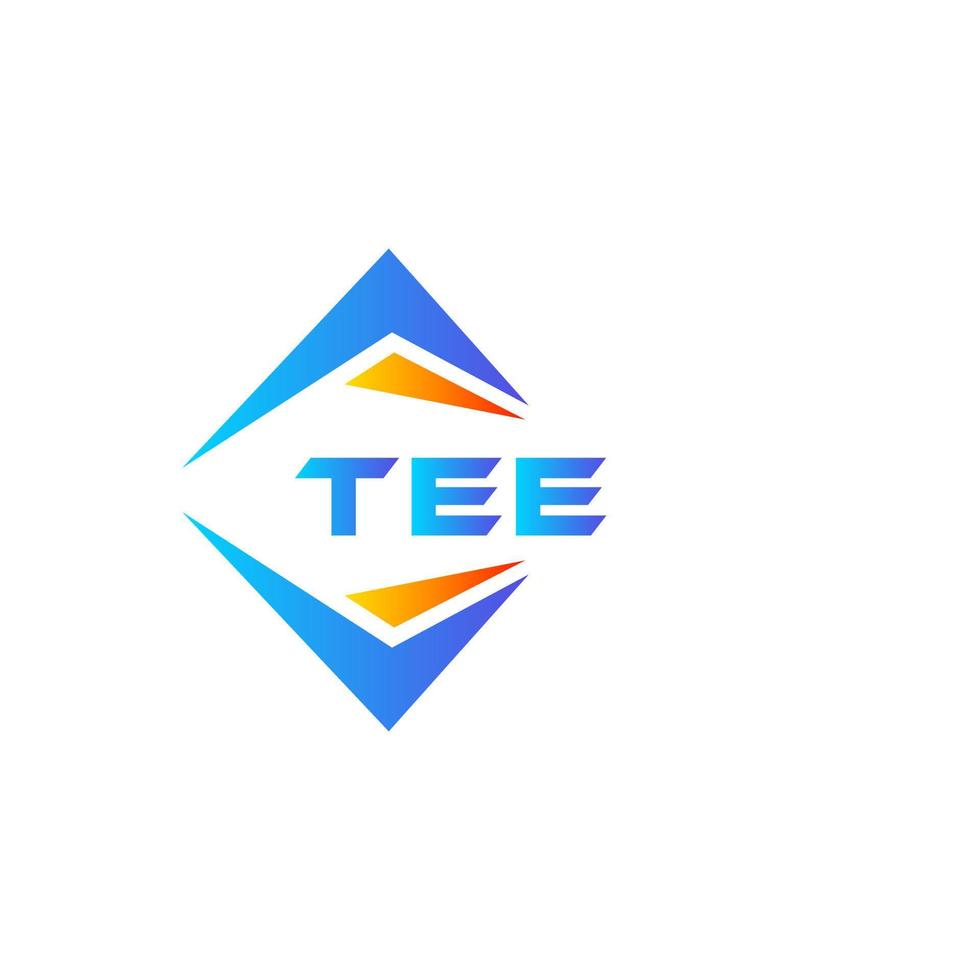 TEE abstract technology logo design on white background. TEE creative initials letter logo concept. vector